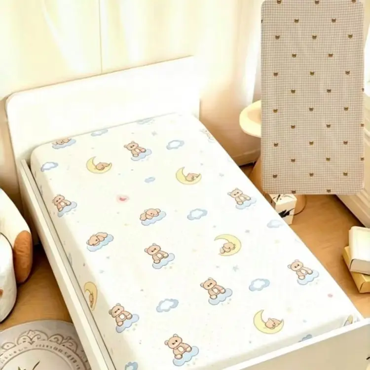 Cozy Ultra Soft Baby Crib Fitted Sheet, Durable Elastic Deep Pocket Crib Mattress Sheet, Perfect Snug Fit For Standard Size Baby