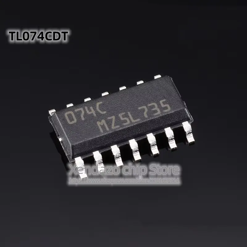 20pcs/lot TL074CDT TL074C 074C SOP-14 package Original genuine Linear amplifier chip