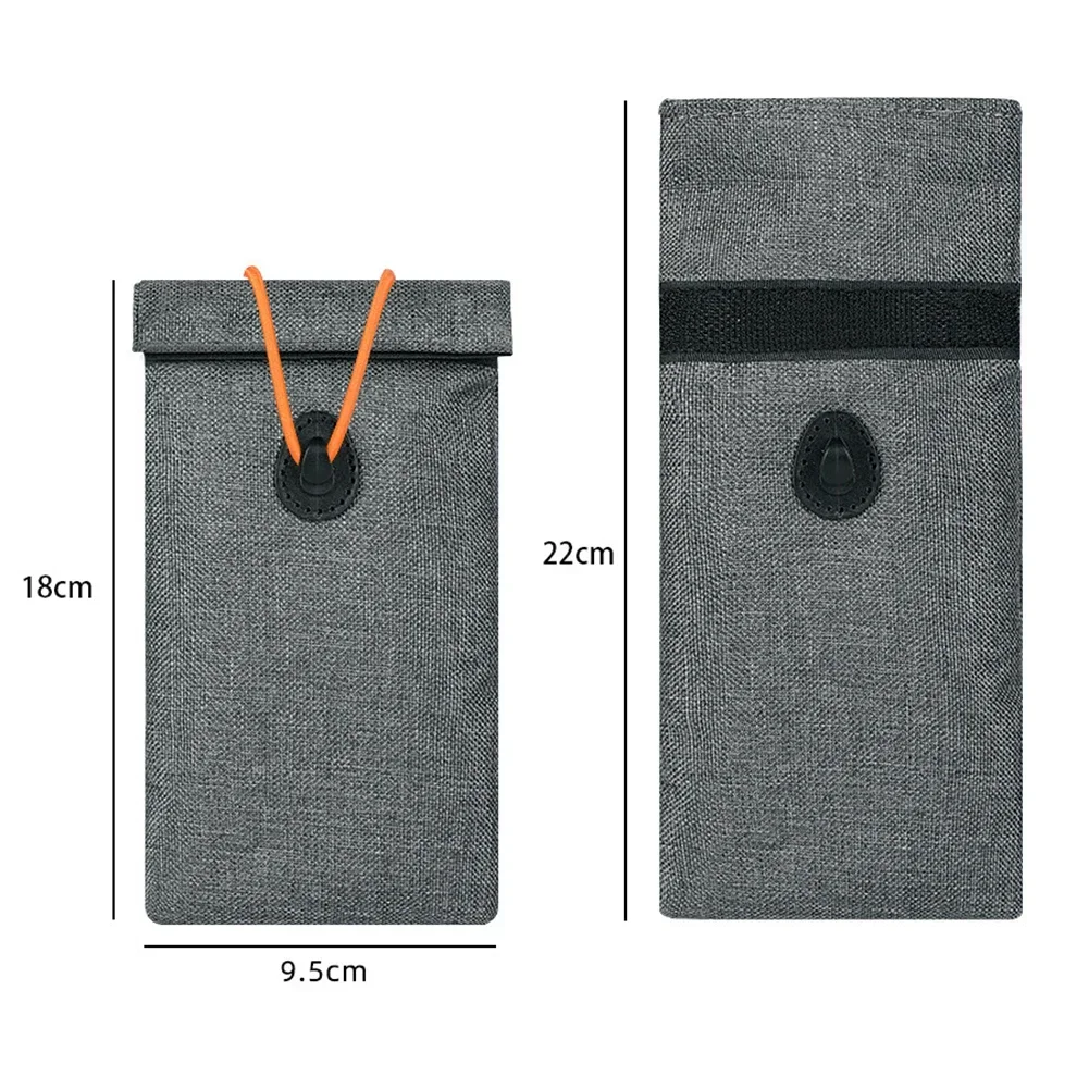 Canva Faraday Bag RFID Mobile Phone Signal Shielding Bag Car Shielding Key Cover For Signal Blocking Anti-leakage RF Information