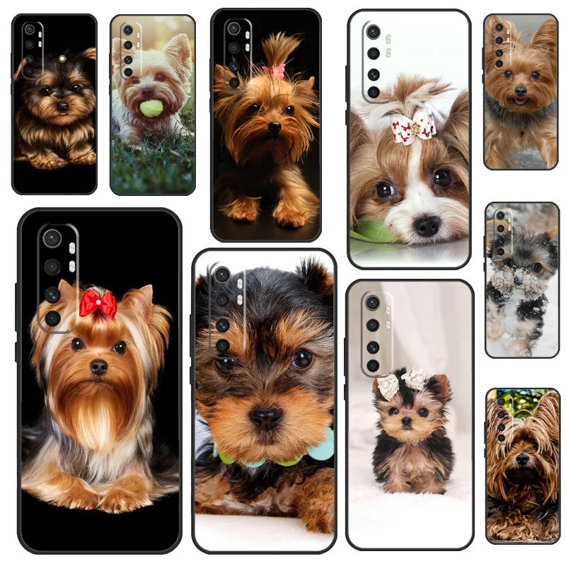 Yorkshire Terrier Dog Case For Xiaomi 13 12 Lite 11T 12T Pro 12X Cover For POCO F5 X3 X5 Pro X4 F4 GT F3 M5s C40