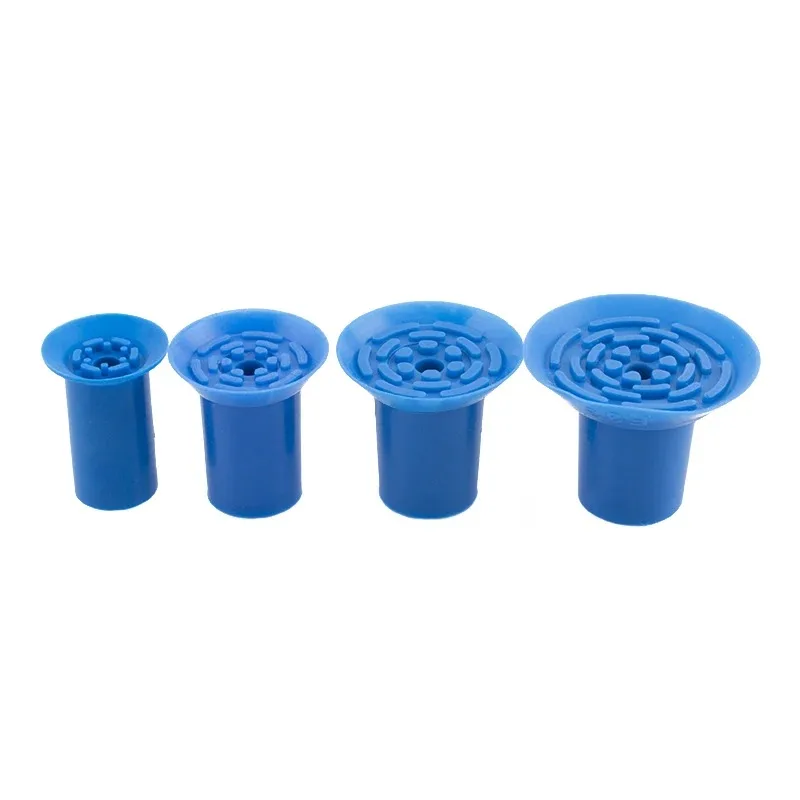 Flat Vacuum Suction Cup, Blue Silicone Pneumatic Suction Nozzle, F18/F20/F25/F30/F35 Series, Bag Opening Suction Cup