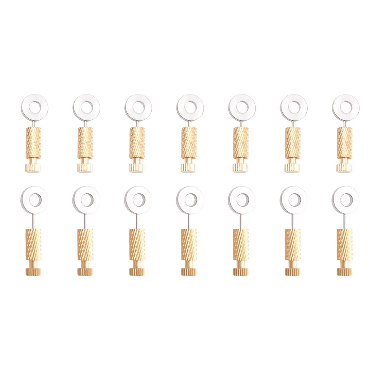【AA58】 14Pcs Leather Positioning Needles, Leather Suture Positioning Needle Leather Locking Pins Leathercraft Located Ne