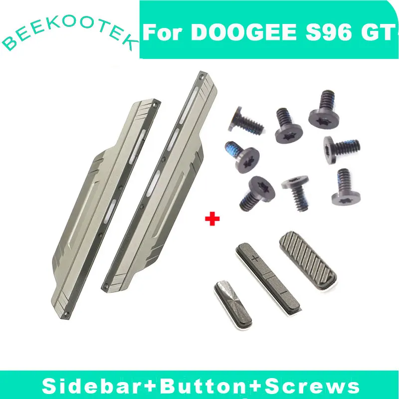 

For Doogee S96 GT Housing Front shell Middle Side Metal Frame Middle Case+Power Volume Side Button Screws For DOOGEE S96 Pro Pho