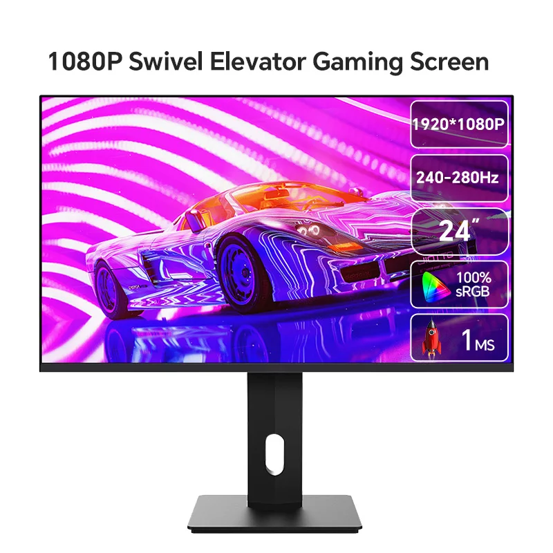 Anmite 24 inch IPS FHD 280HZ Computer Gaming Monitor 240hz 1MS Ultra-thin PS4 PS5 Competitive LCD Screen