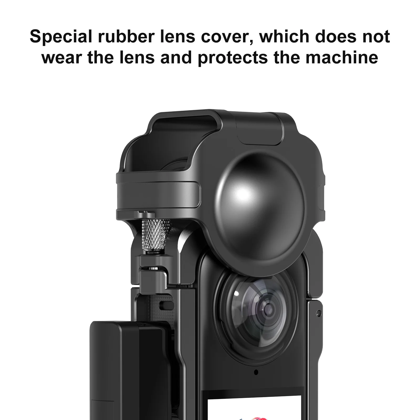 PULUZ Aluminum Alloy Cage Expansion Protective Housing Frame+Rubber Lens Cover For Insta360 one X4 Panoramic camera accessories