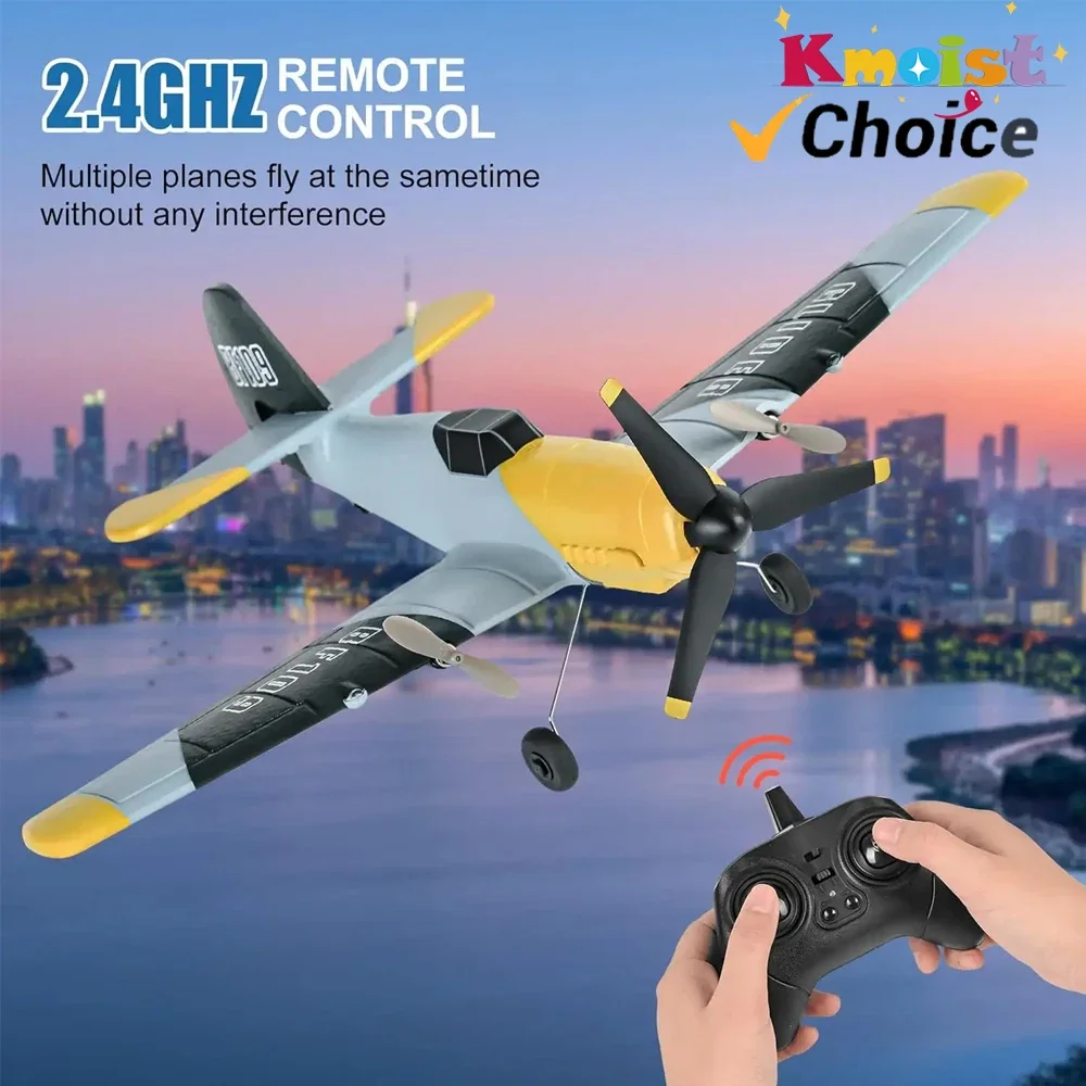 Z61 Electric RC Airplane drone 2.4G 150mm Wingspan 3-Axis One Key U-Turn Aerobatic Xpilot Stabilization EPP Foam Plane Toys Gift