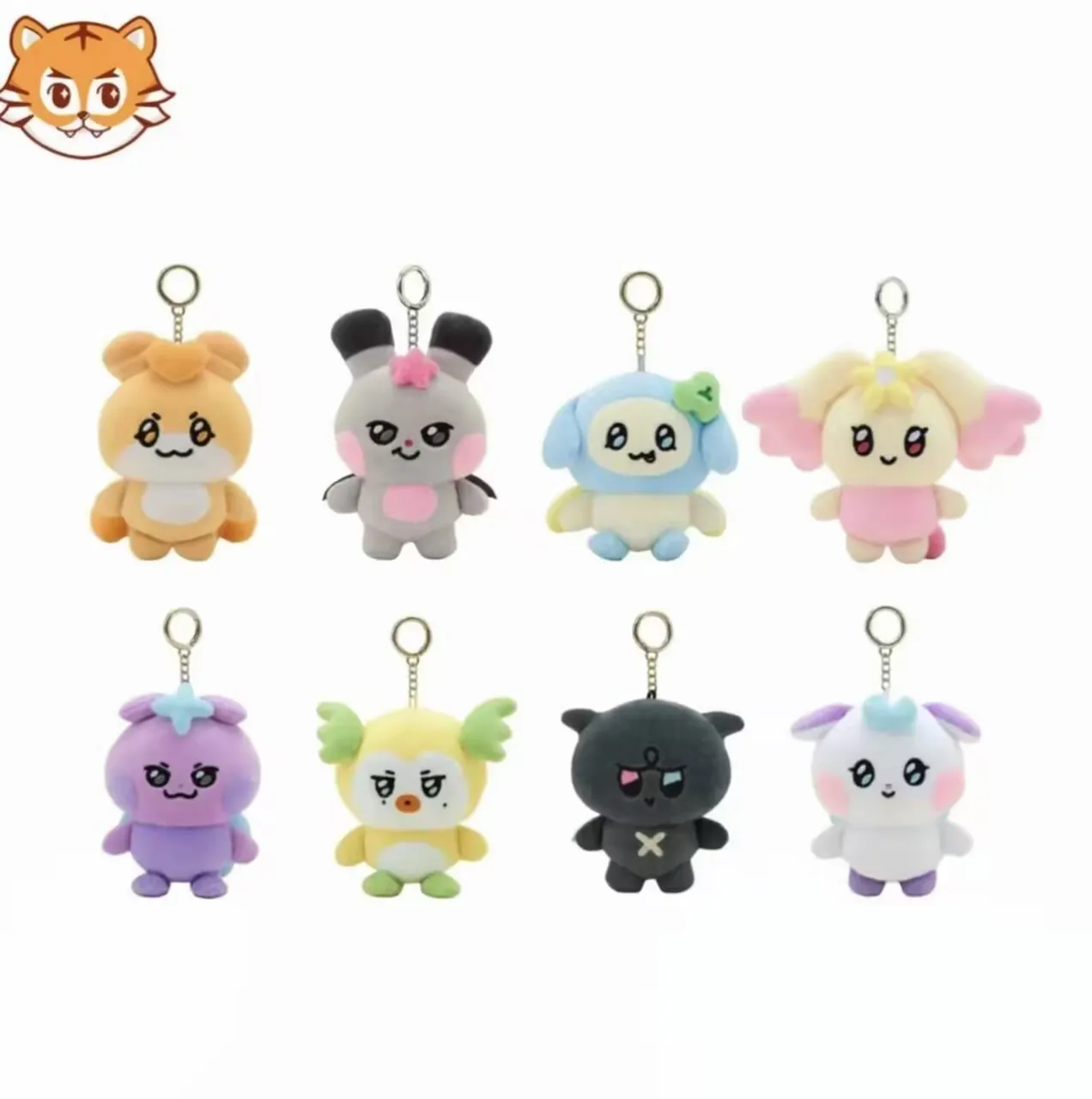ATEEZ Baru Aniteez Kawaii Boneka Binatang Mainan Mewah Dekorasi Kamar Korea Hadiah Penggemar Anak-anak