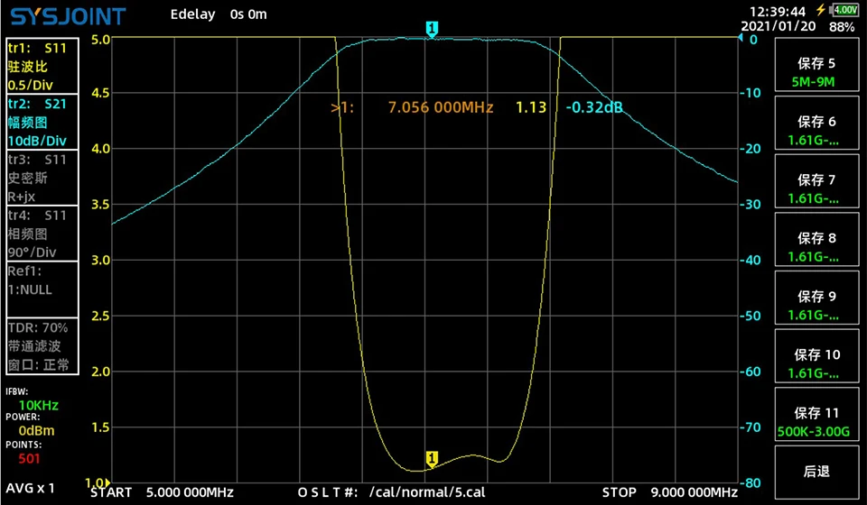 7M 7MHz 대역 통과 필터 대역 통과 BPF 간섭 방지 감도 증가 200w