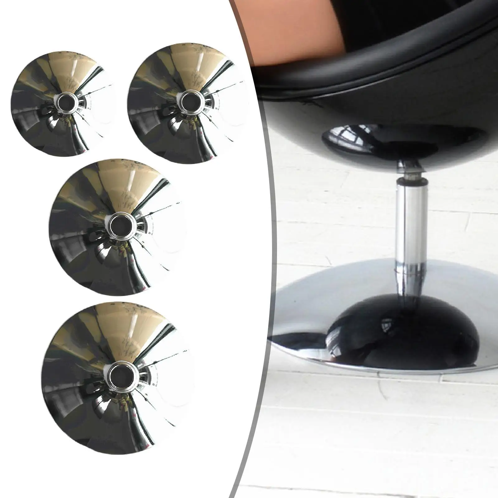 Bar Stool Base Heavy Duty Hardware Sturdy Accessories Chair Base Replacement Part Round Base for Desk Office Salon Dining Chairs