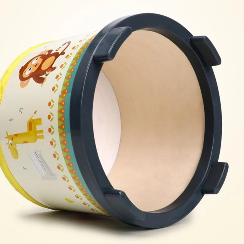 الطابق توم طبل الدف طبل طبلة اليد لعبة الطبول الموسيقية للأطفال 15UB