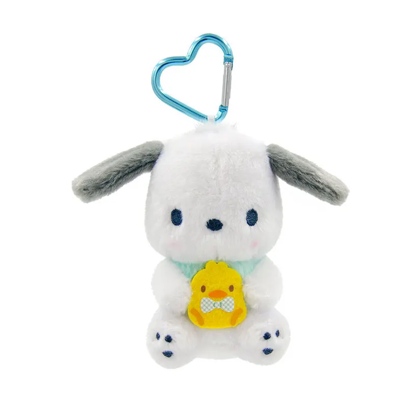 Sanrio Friends Series Pochacco Kuromi plush Toy Keychains Cartoon Hello Kitty My Melody Cinnamoroll Backpack Pendant Girls Gifts