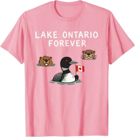 Ontariosee - Vintage Herren Damen 70er 80er Grafik Retro Lustiges T-Shirt Ontariosee Forever EST.1656 Weiches Baumwoll-T-Shirt Neuheit – Detail 15