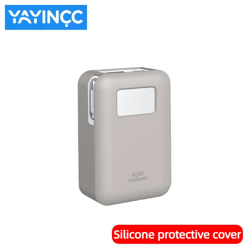 YAYINCC Silicone protective cover For Anker Nano 45W 10000mAh portable power source Shockproof Sleeve Shell,Full Protection