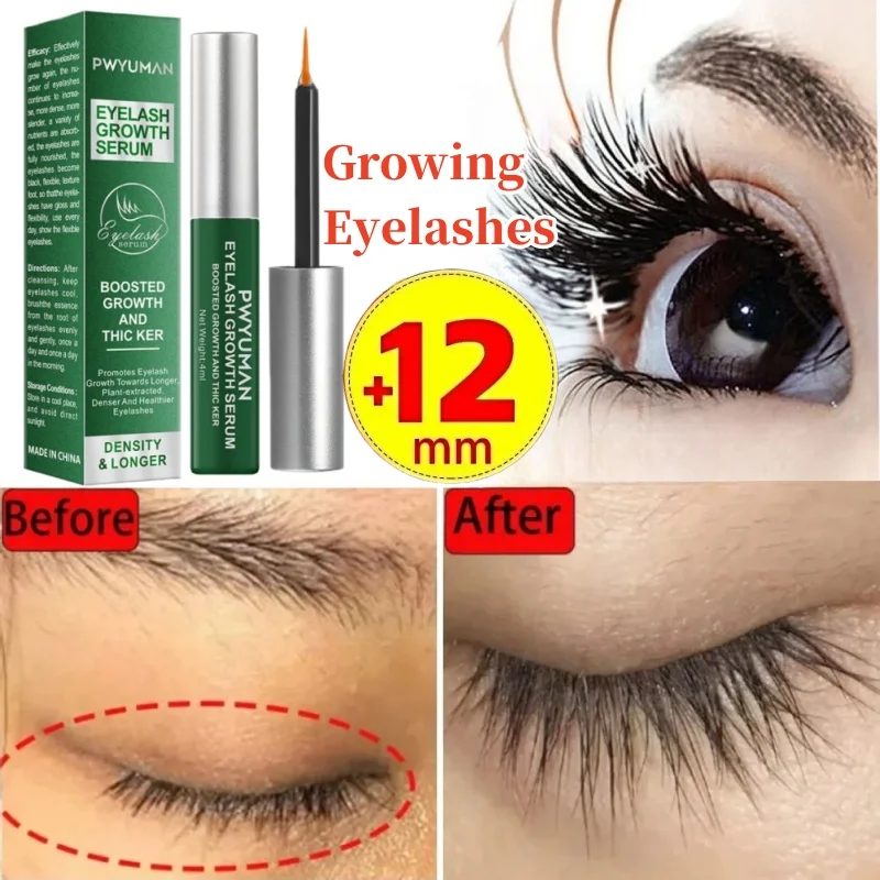 Liquide d'extension de cils à croissance rapide, 7 jours, amélioration naturelle, nourrit plus longtemps et plus plein, boucles de cils, sérum de soins pour les yeux, maquillage