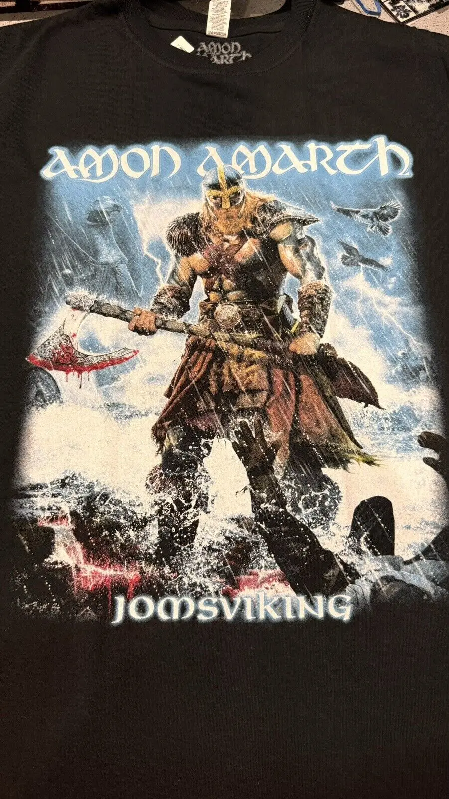 Amon Amarth Jomsviking T Shirt Size M Thrash Death Metal