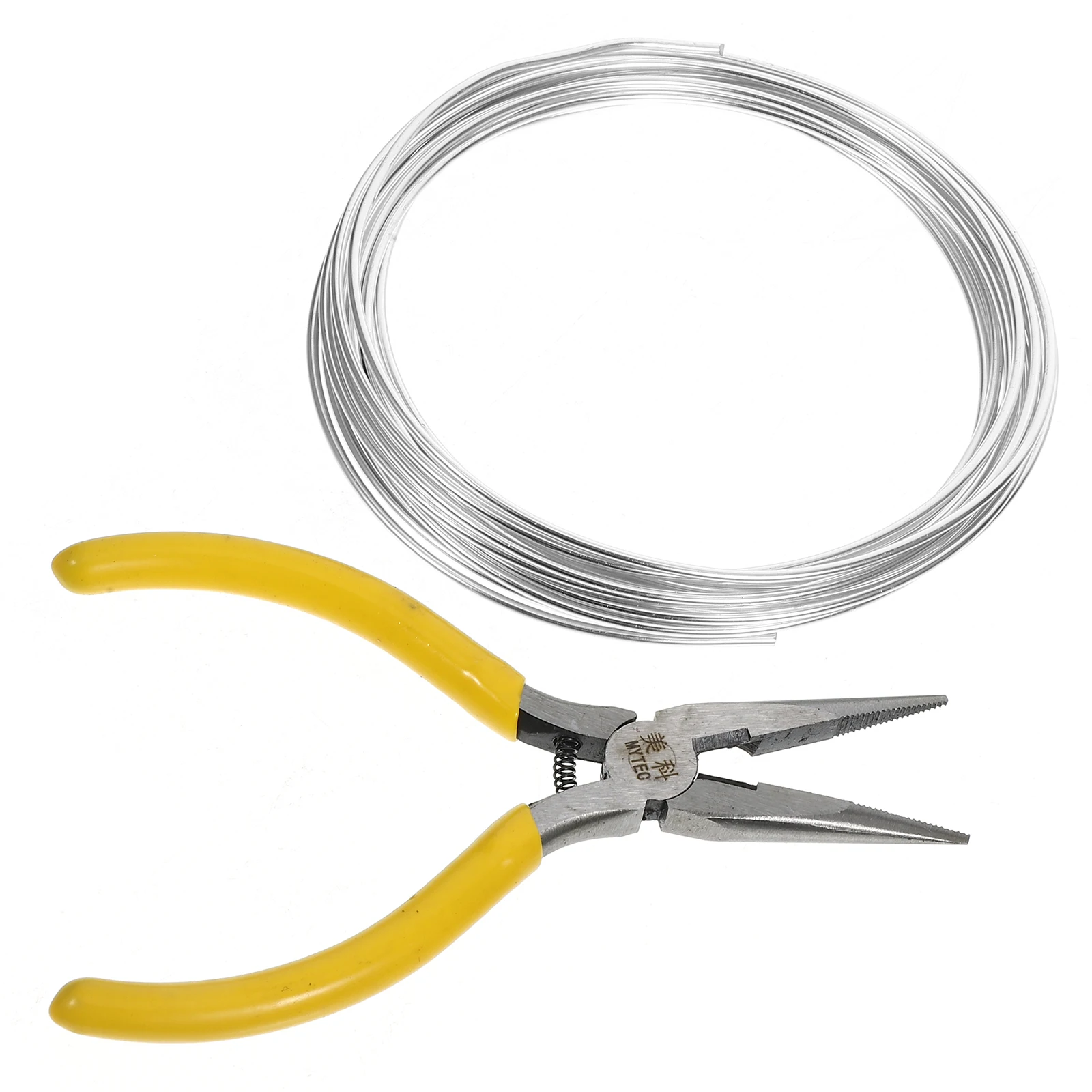 

2 Rolls 2mm Silver 10m for Gardening DIY Crafts Jewelry Making Plant Shaping Pliers Tool Metal Roll Plants Metal Wire Gardening