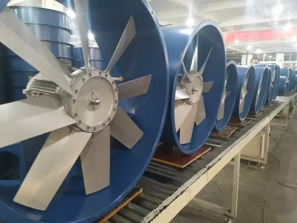 Fan impeller Blades Cooling Waterproof High Volume Industrial axial flow fans