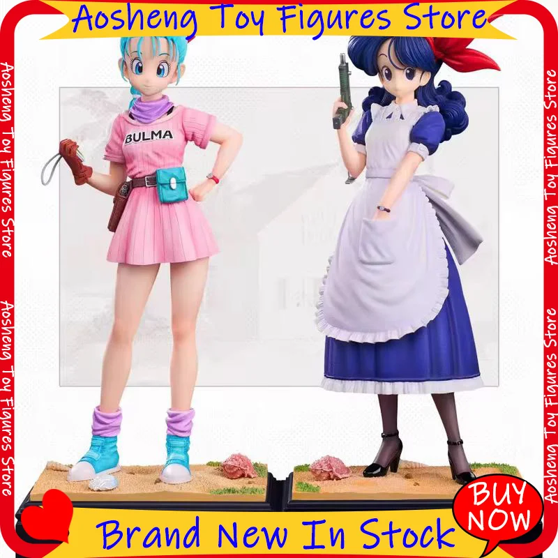Jt Statue 30cm Dragon Ball Anime Bulma Launch Actionfiguren Kindheits-Serie PVC-Statue Sammlermodell Puppe Ornament Geschenk