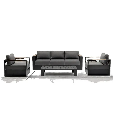 

Modern Luxury Outdoor Aluminum Sofa Set Leisure Style Metal Furniture for Hotels and Gardens