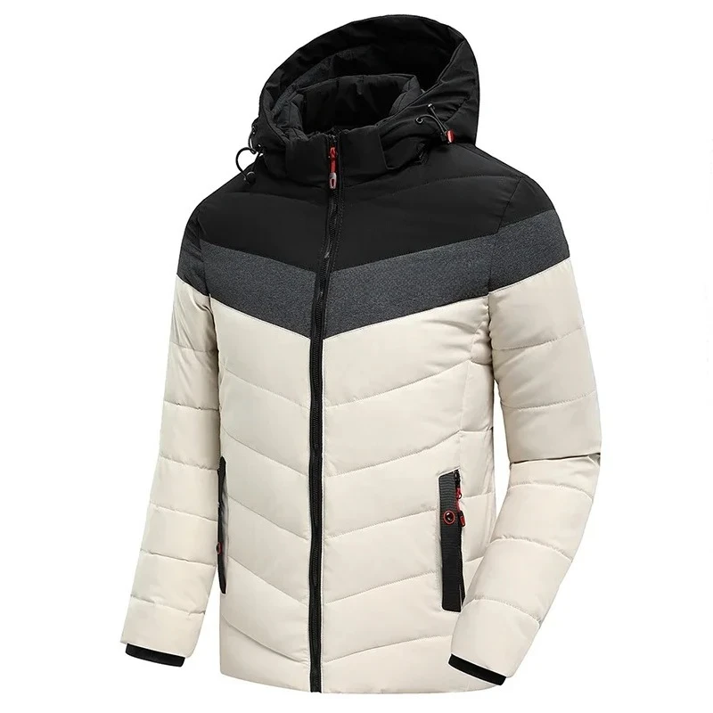 

Autumn Coat Windproof Street wear Casual Warm Hombre New Outdoors Men's Fashion Windbreaker Winter Parka Male Jacket Overcoat