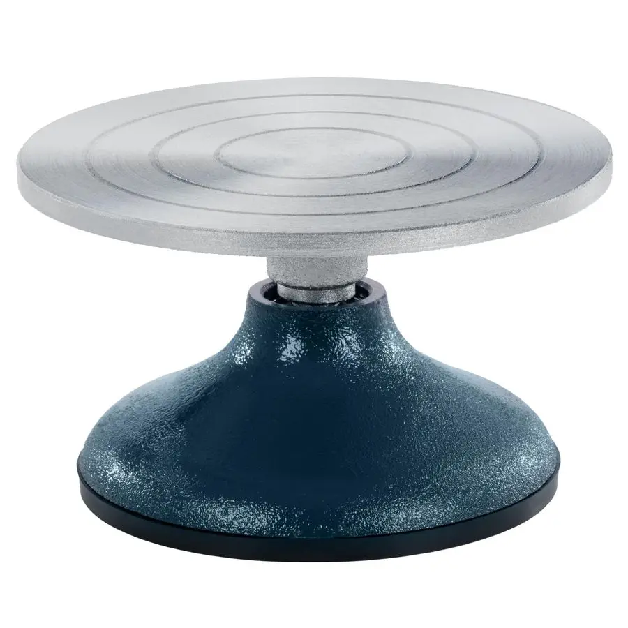 Placa giratoria de construcción totalmente metálica de alta resistencia con rueda esculpida de 7 u201d de diámetro US Art Supply con rodamientos de bolas