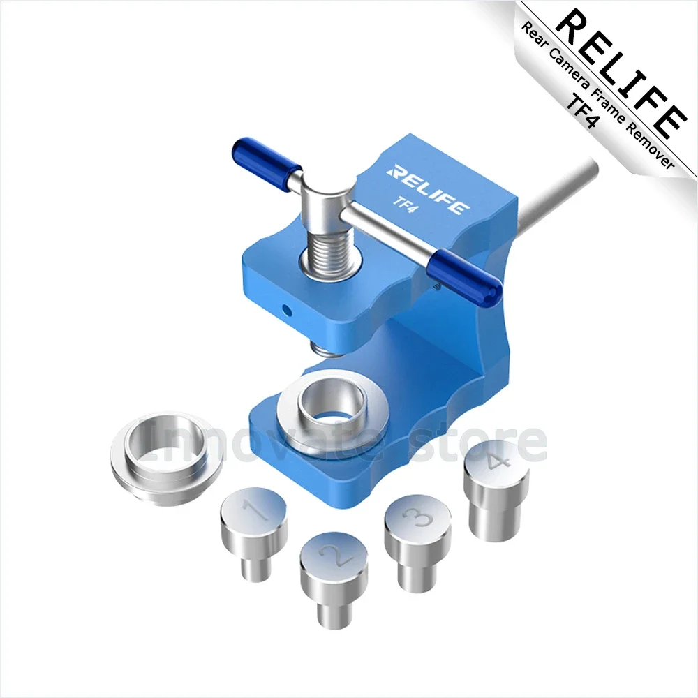 Relife tf4 câmera traseira framer removedor para substituição do telefone da tampa traseira de vidro desmontagem quadro dispositivo elétrico da câmera traseira