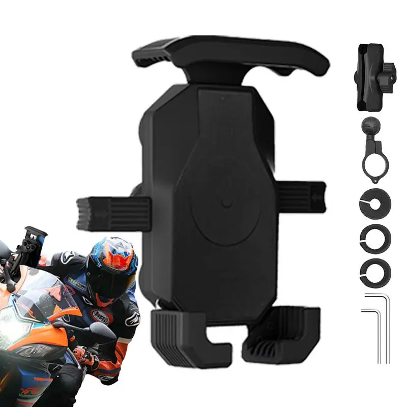 

Cycling Phone Holder Quick Release Motorcycle Phone Mount 360 Degree Rotating Road And Mountain Cycling Navigation Phone Bracket