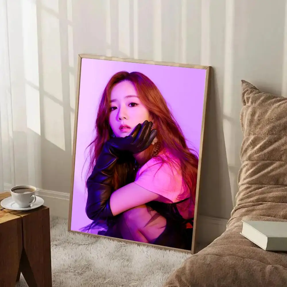 kpop idol canvas Yoon Bo Mi Poster Painting Wall Art Mural for Living Room Home Decor and Gifts - view 4