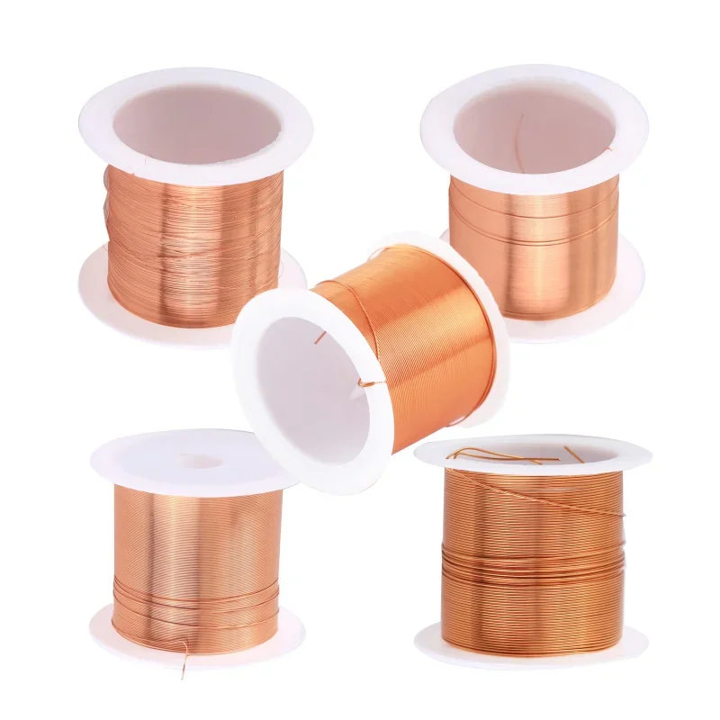 1roll 50g Copper Winding Wire Copper Wire 0.1~1.5mm Cable Copper Wire Magnet Wire copper lacquer wire Enameled