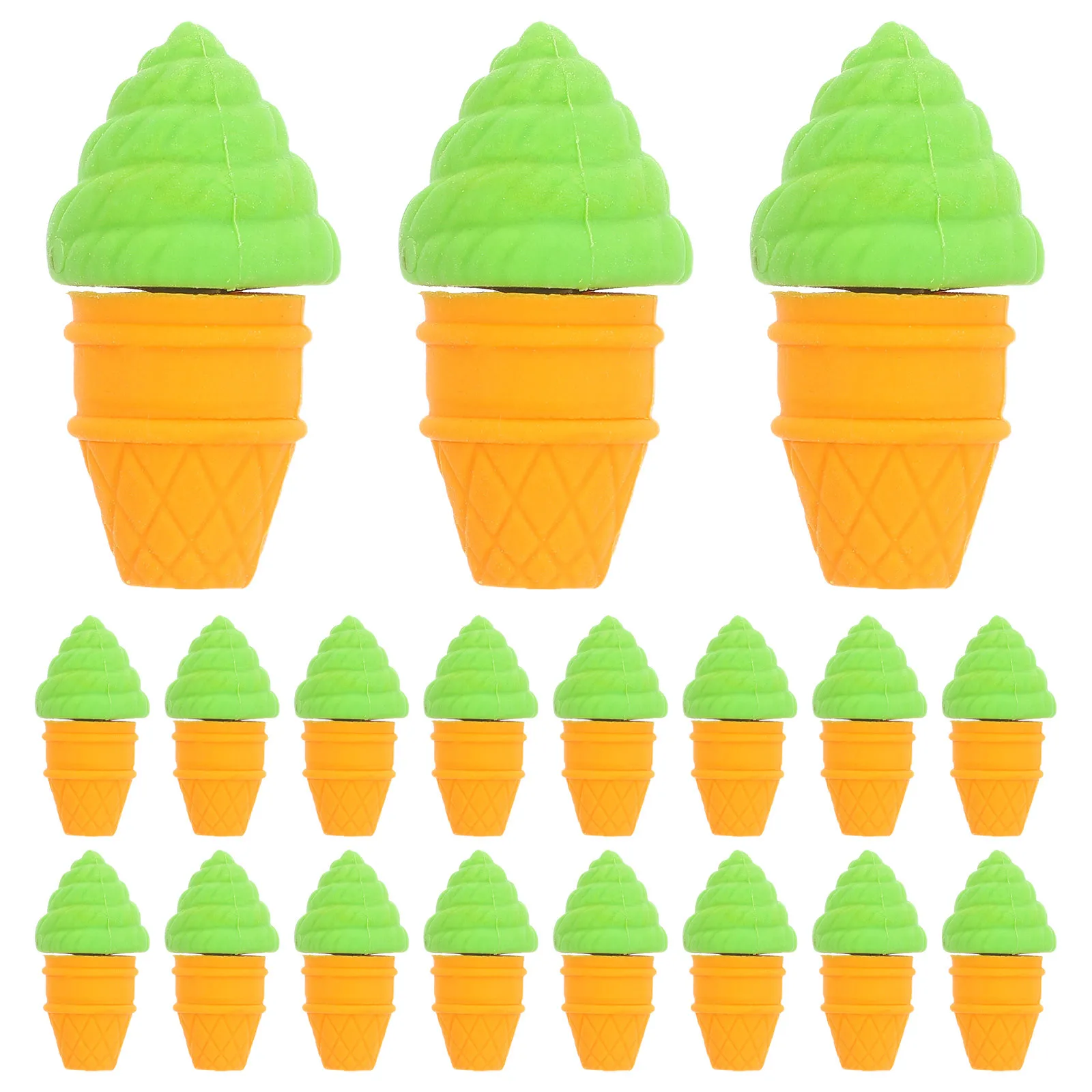 

30Pcs Ice Cream Erasers Cute Summer Theme Mini Food Erasers School Supplies Classroom Rewards Party Favors Cute Eraser