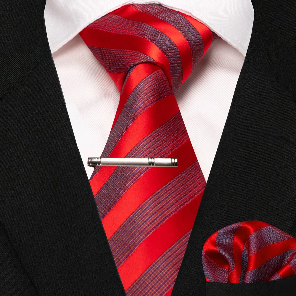 Grün Schwarz Plaid Streifen Krawatte für Männer Mode Seide Hochzeit Krawatte Einstecktuch Manschettenknopf Set Geschenk Herren Krawatte Business Party Zubehör – Detail 9