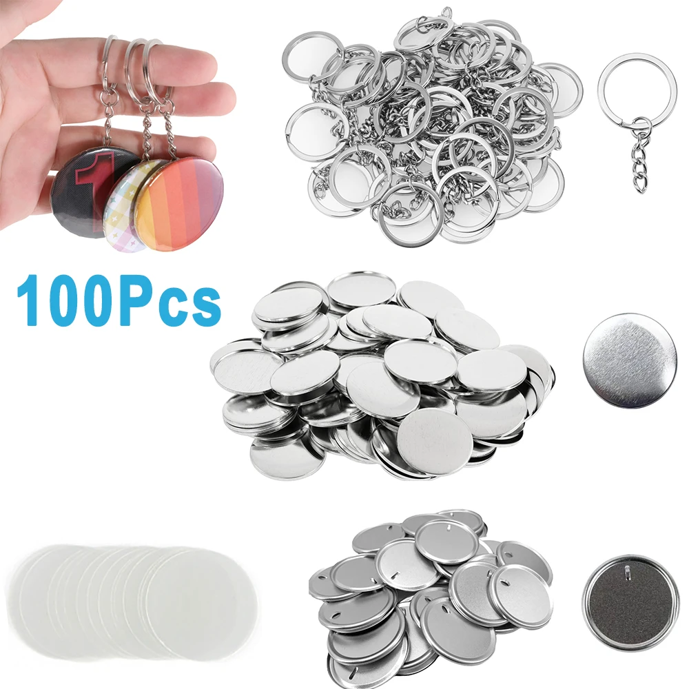 100pcs-58mm-blank-button-maker-keychains-supplies-metal-plastic-badge-sets-button-badge-materials-diy-custom-gifts-craft