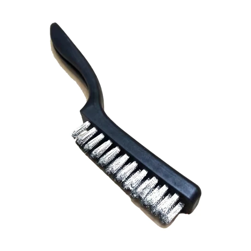 Spazzola per pulizia della ruggine con filo acciaio ramato rinforzato per officina manutenzione