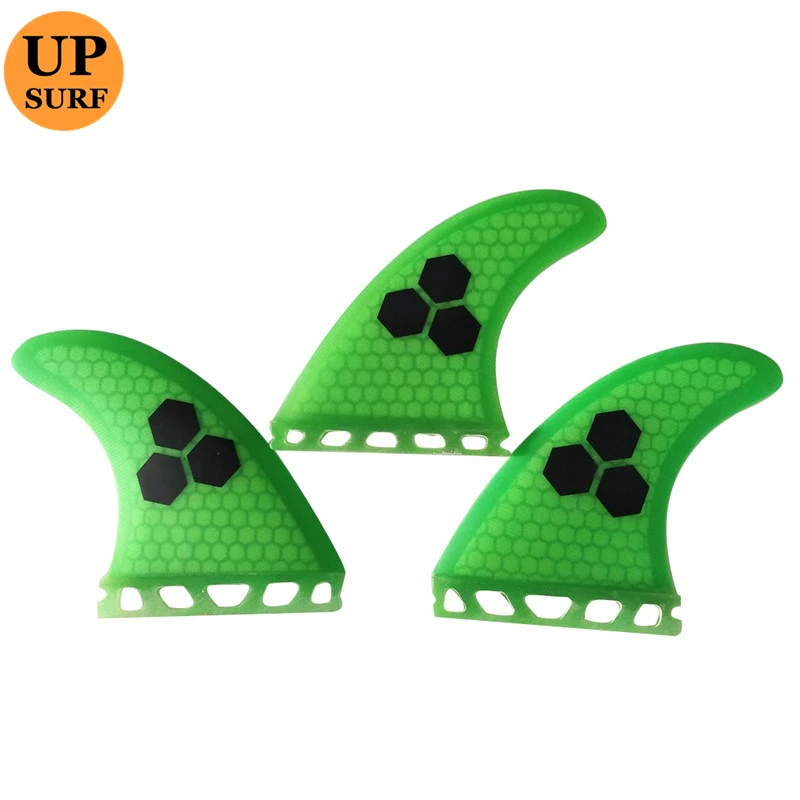 

Surfboard UPSURF FUTURE Fins G7 Green Color Surf Board Honeycomb In Surfing Board Tri Fin Set Surf Fins L Size Surf Accessories