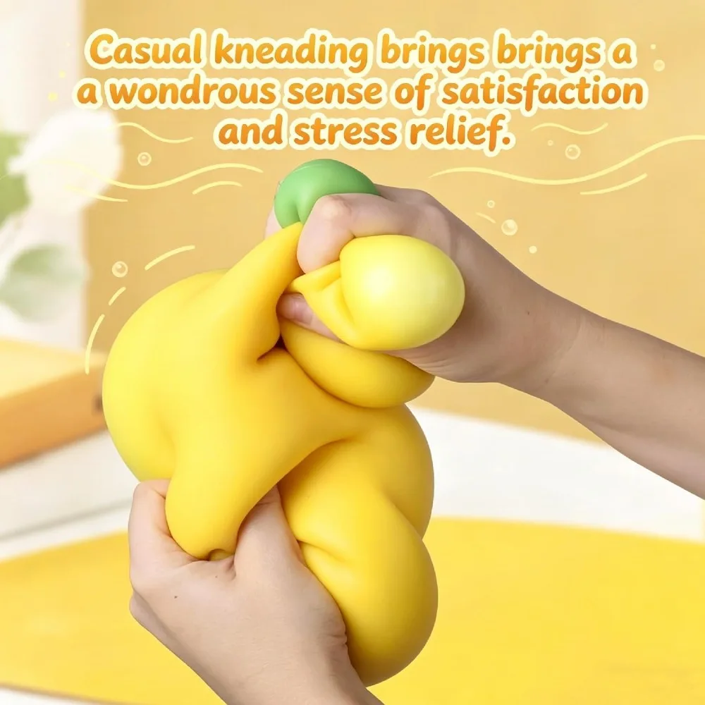 Anti-Stress Foam Squeeze Banana Gadget Slow Rising Jumbo Squishy Fruit Squeeze Gift Funny Stress Reliever Reduce Pressure Prop