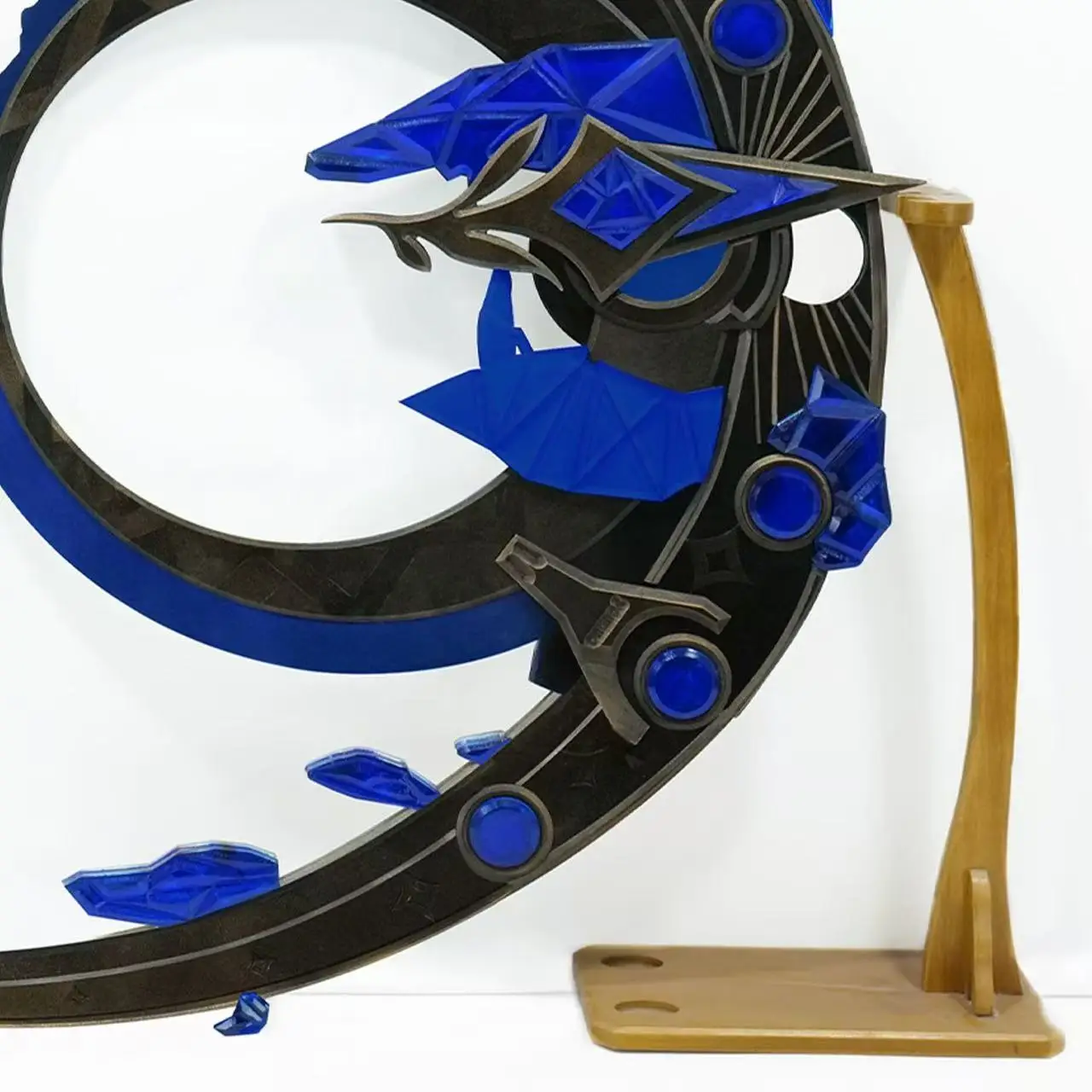 Yuno scya arco armas prop jogo ondas wuthering cosplay prop halloween natal fantasia festa acessórios traje
