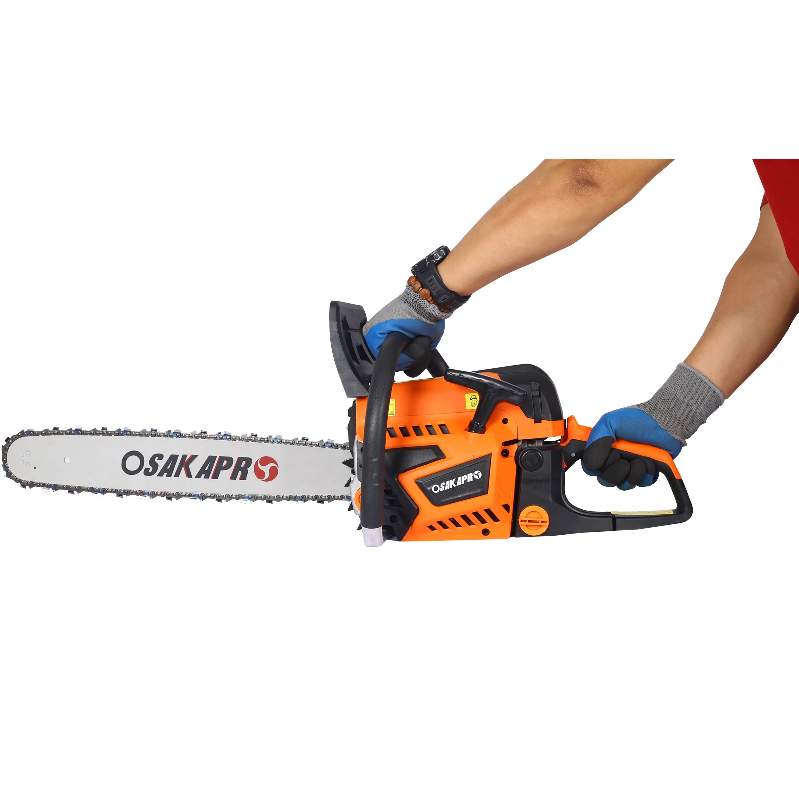 20 英寸 Gas Chainsaw - Powerful 52Cc 2-Cycle Engine for Efficient Tree Cutting and Wood Splitting - Reliable, and Easy to Use