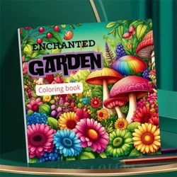 1pc Art Coloring Book Original Upgraded Paper 70g/sqm 22pcs Single Pages Coloring Books Gift For Holiday Birthday Party