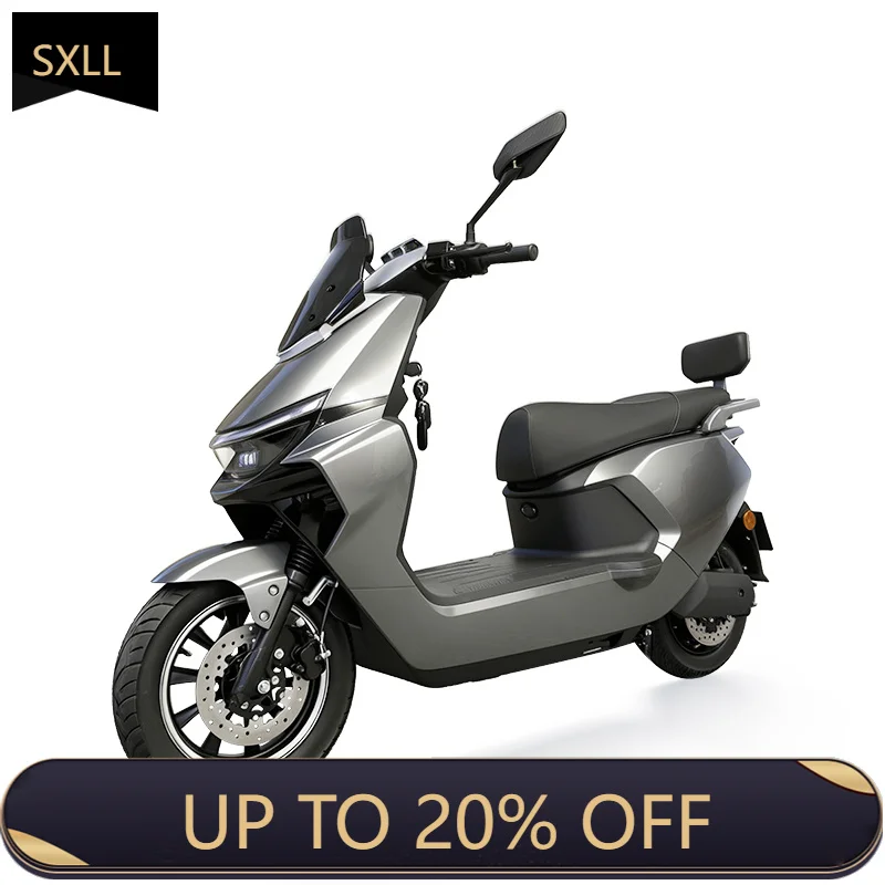 SXLL Hot Selling Double Seat Chopper Electric Motorcycle 72V 3000W Swappable Battery Certified Heavy Duty E-Motorbike for Adults