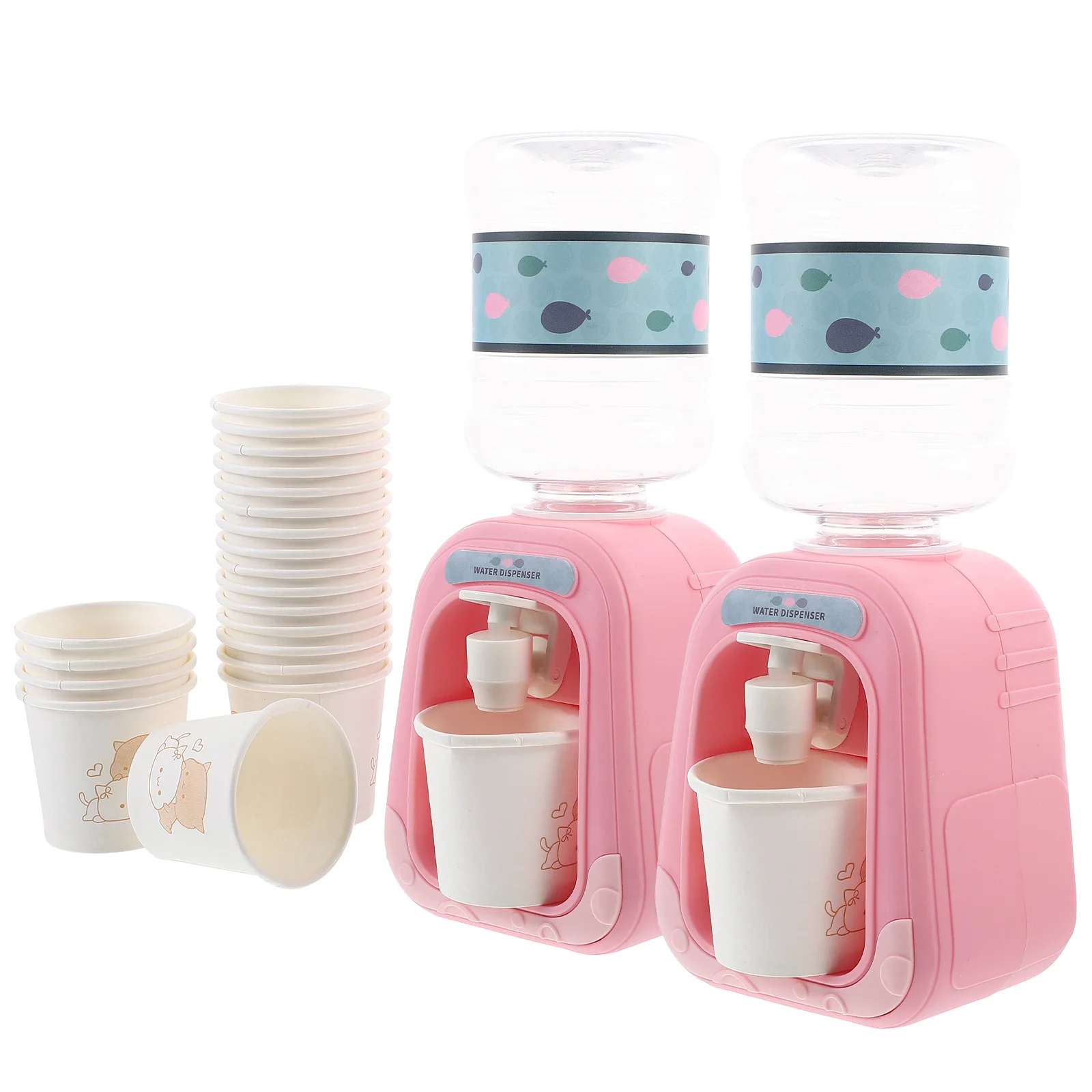 Mini Water Dispenser Cooler for Vanity Bedroom Drink Desk Kids Toy Dollhouses Small