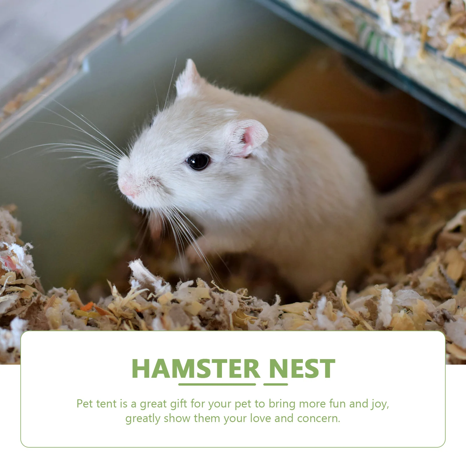 

Pet Rabbit Nest Felt Tent Comfortable Durable Small Animal Sleeping Bed Hamster Hideout Warm Rest Pet Sleeping Tent