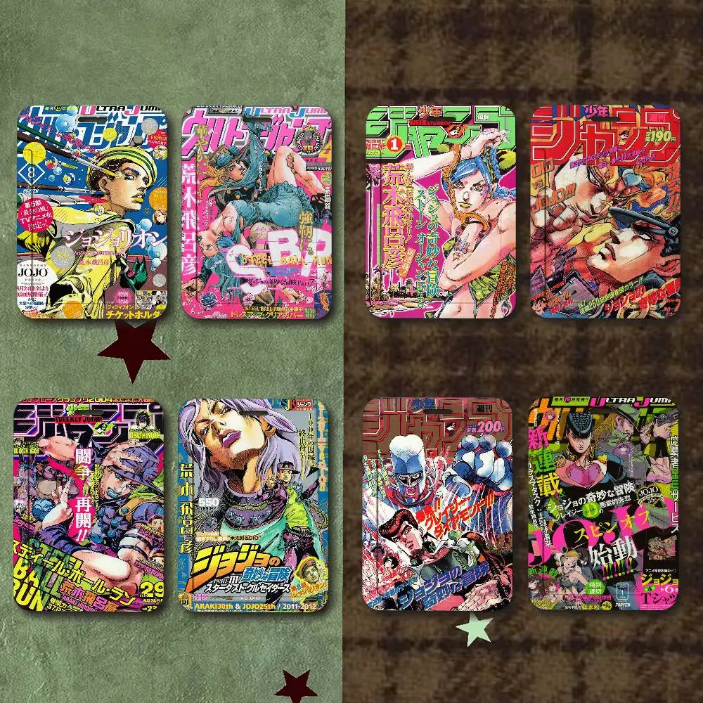 Anime J-JoJo Bizarre Adventure ID Card Holder Badge Holders Lanyard Business Exhibit School Strap Neck Hang