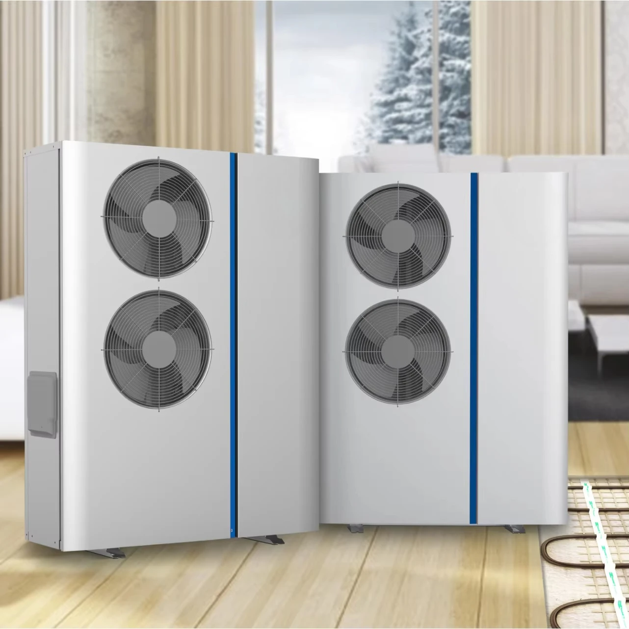ErP A+++ NuLite New Energy R290 Heatpump Monoblock 8KW 10KW 12KW NL-B245II/R32 NL-B345II/R32 Air to Water DC Inverter Heat Pump