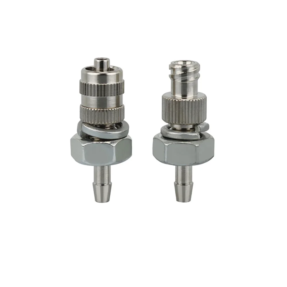Adapter Luer Lock Montaż Dozownik Złącze Metal Niklowany Mosiądz Płyta Gwintowana Stały Adapter Konwersja Igły Rura Gazowa