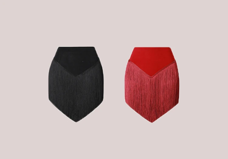 Aangepaste kinderen meisjes Latin nationale standaard danskostuum concurrentie praktijk jurk prestaties kwastje rok franje jurk