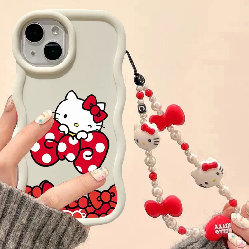 เคสโทรศัพท์ลายเฮลโลคิตตี้หัวใจสีแดง สำหรับ Infinix HOT 50 40 Pro 40i 30 30i Play Note 30 40 Pro TECNO CAMON 19 20 Pro แบบนิ่ม