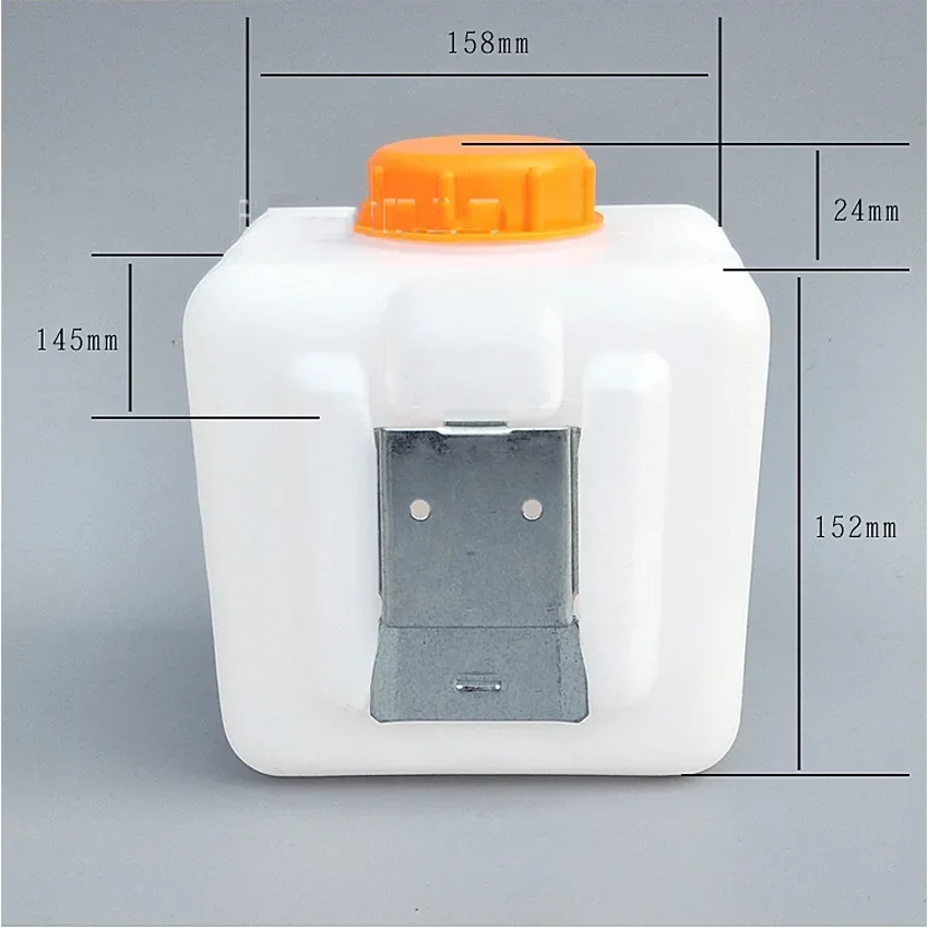 Tanque de almacenamiento de combustible de Gas de 2,5l para calentador de estacionamiento diésel, tanque de plástico para coche, camión, calentador de estacionamiento de aire diésel, piezas de calentador de coche, 1PC