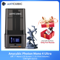 ANYCUBIC Photon Mono 4 Ultra 3D Printer 10K 7'' high-definition screen UV Resin High-Speed 3D Printing Size 236mmx231mmx430mm