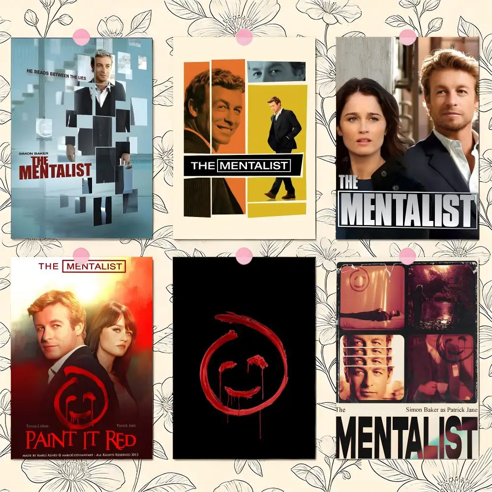 TV The M-Mentalist Poster Matte Self-Adhesive Wall Art Print Living Room Bedroom Home Decor