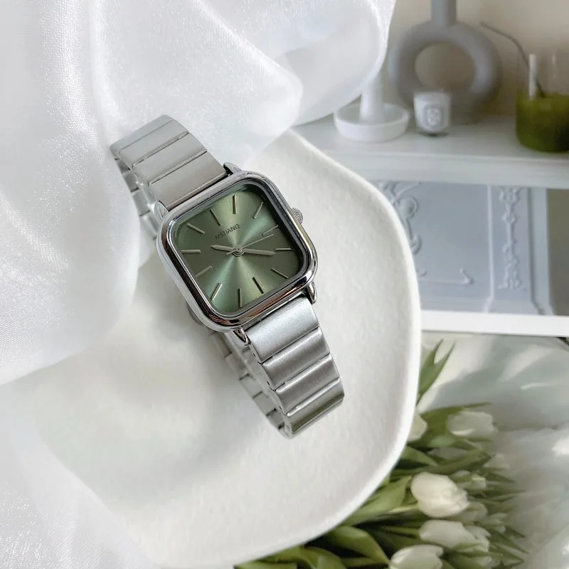 Ladies Watch Ins College Fengsen Department High Value Junior High School Student Square Quartz Watch